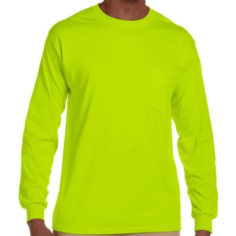 Gildan Ultra Cotton® 6 Oz. Long-Sleeve Pocket T-Shirt 5