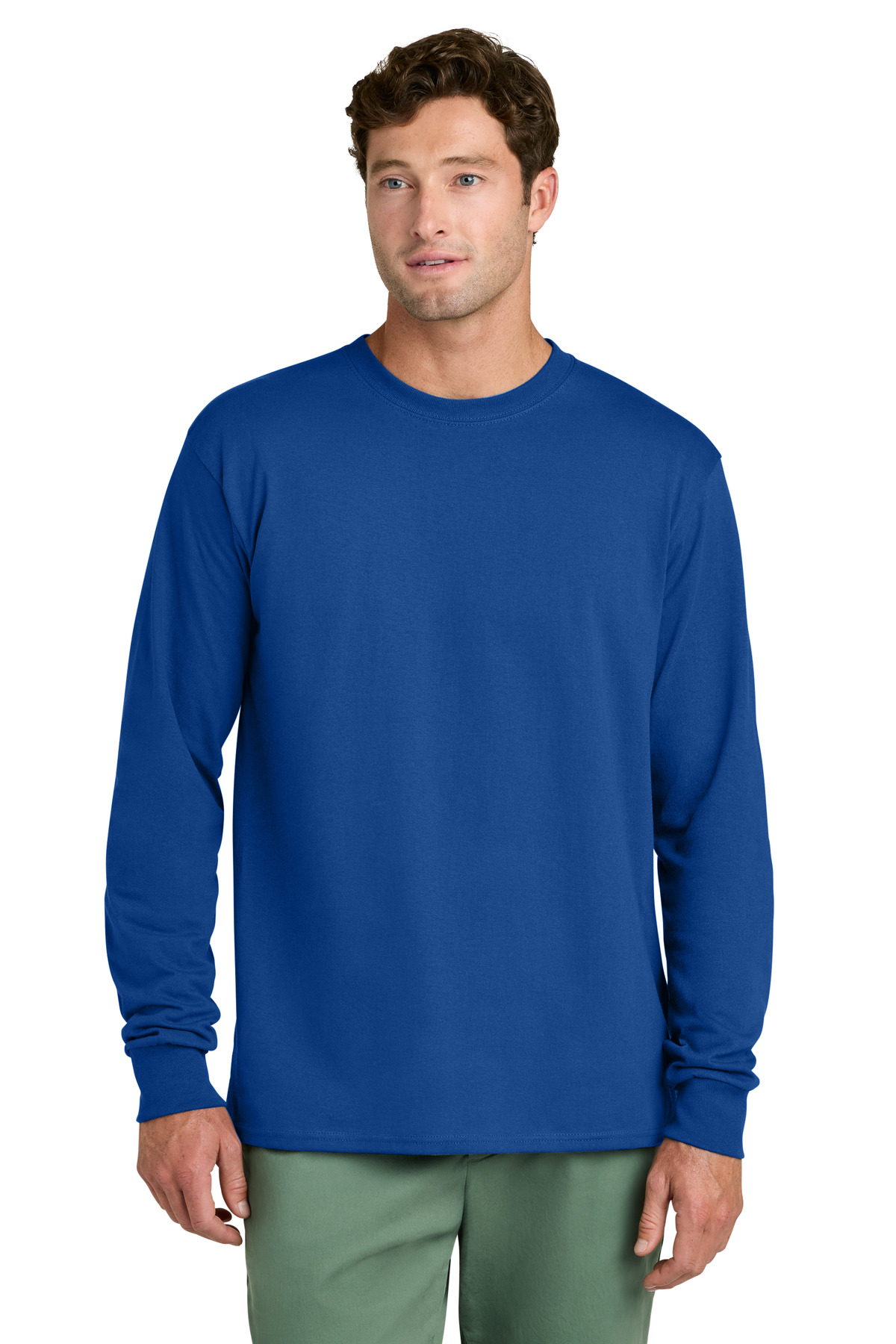 Port & Co Long Sleeve Core Cotton Tee. PC54LS 23
