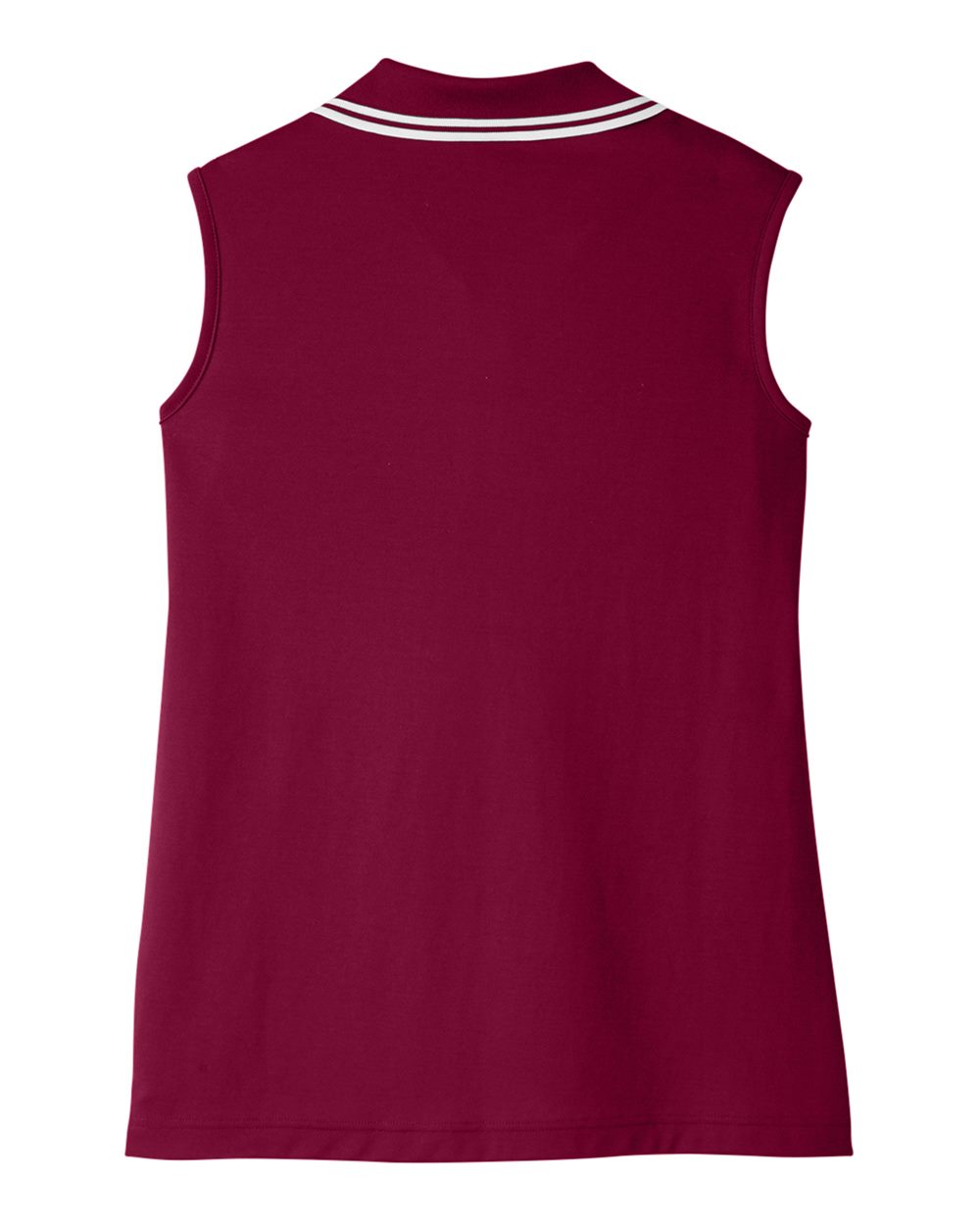 Women's CrownLux Performance® Plaited Tipped Sleeveless Polo - DG20SW 8