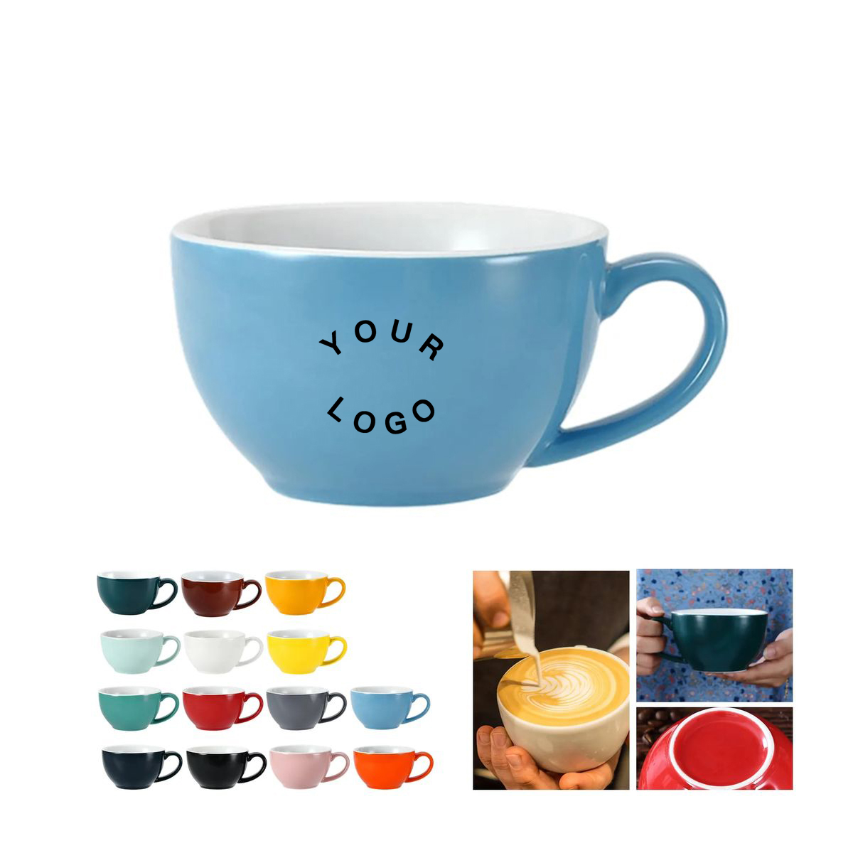 Elegant Ceramic Saucer for Coffee or Cappuccino 2