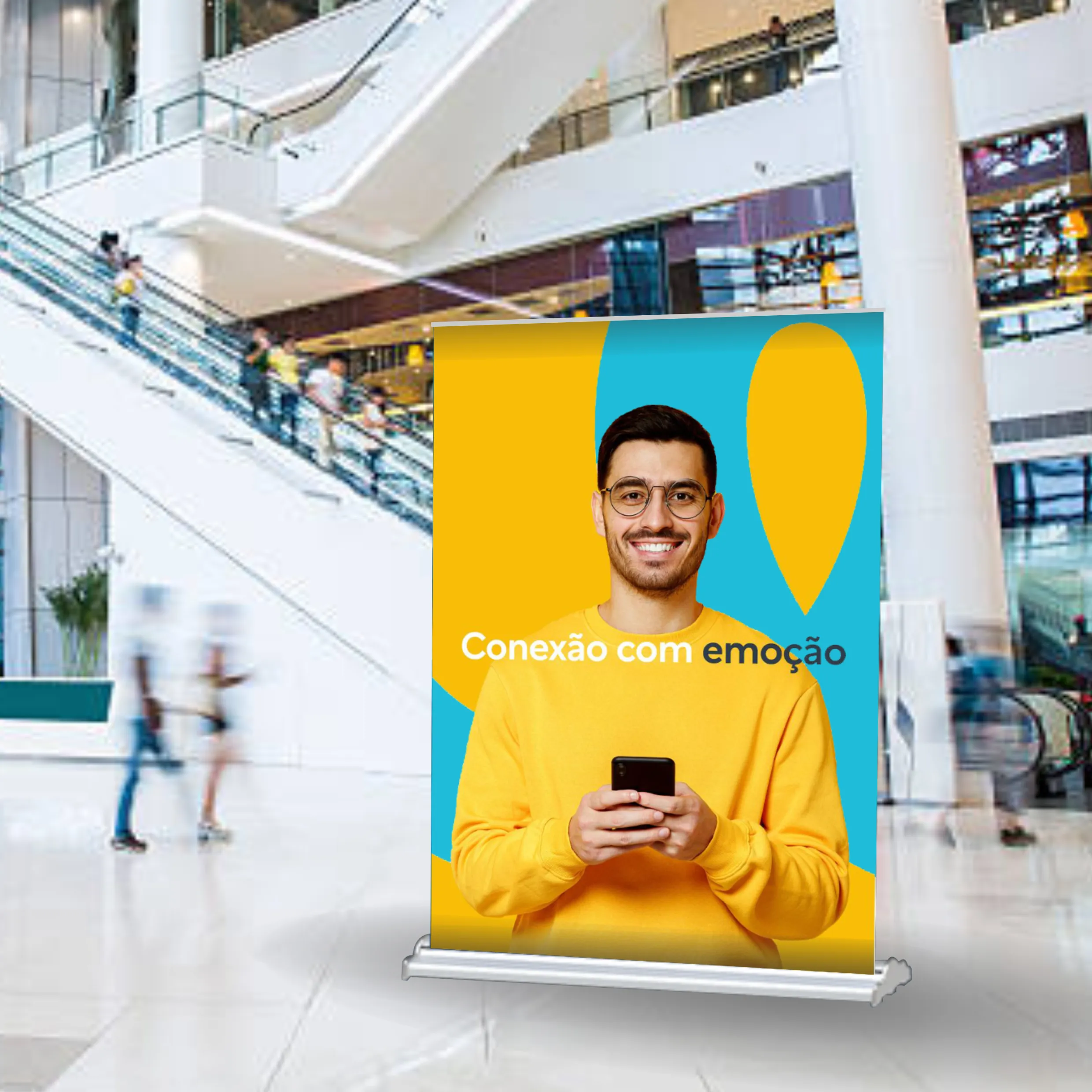 60" x 84" Wide Standard Retractable Banner Kit 5