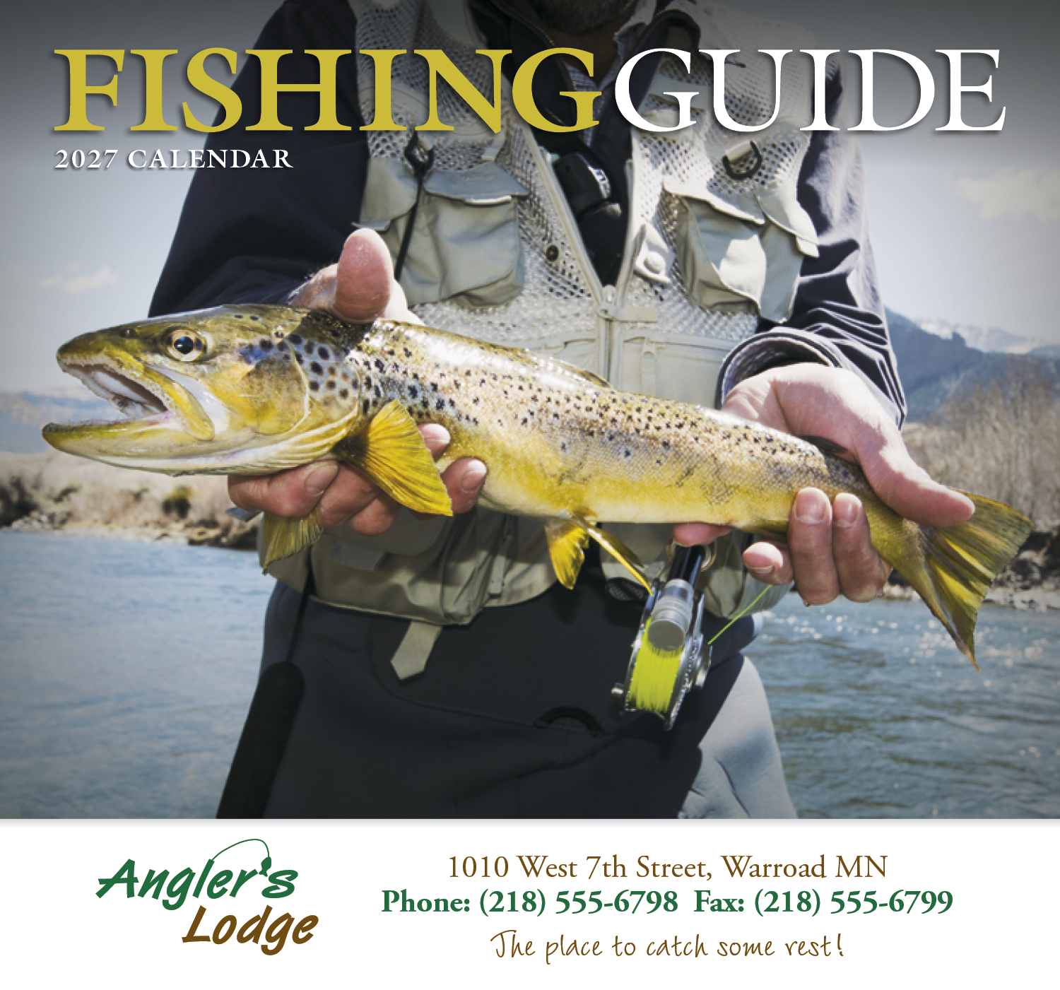 HotLine® Products Fishing Guide Appointment Calendar - Stapled 40