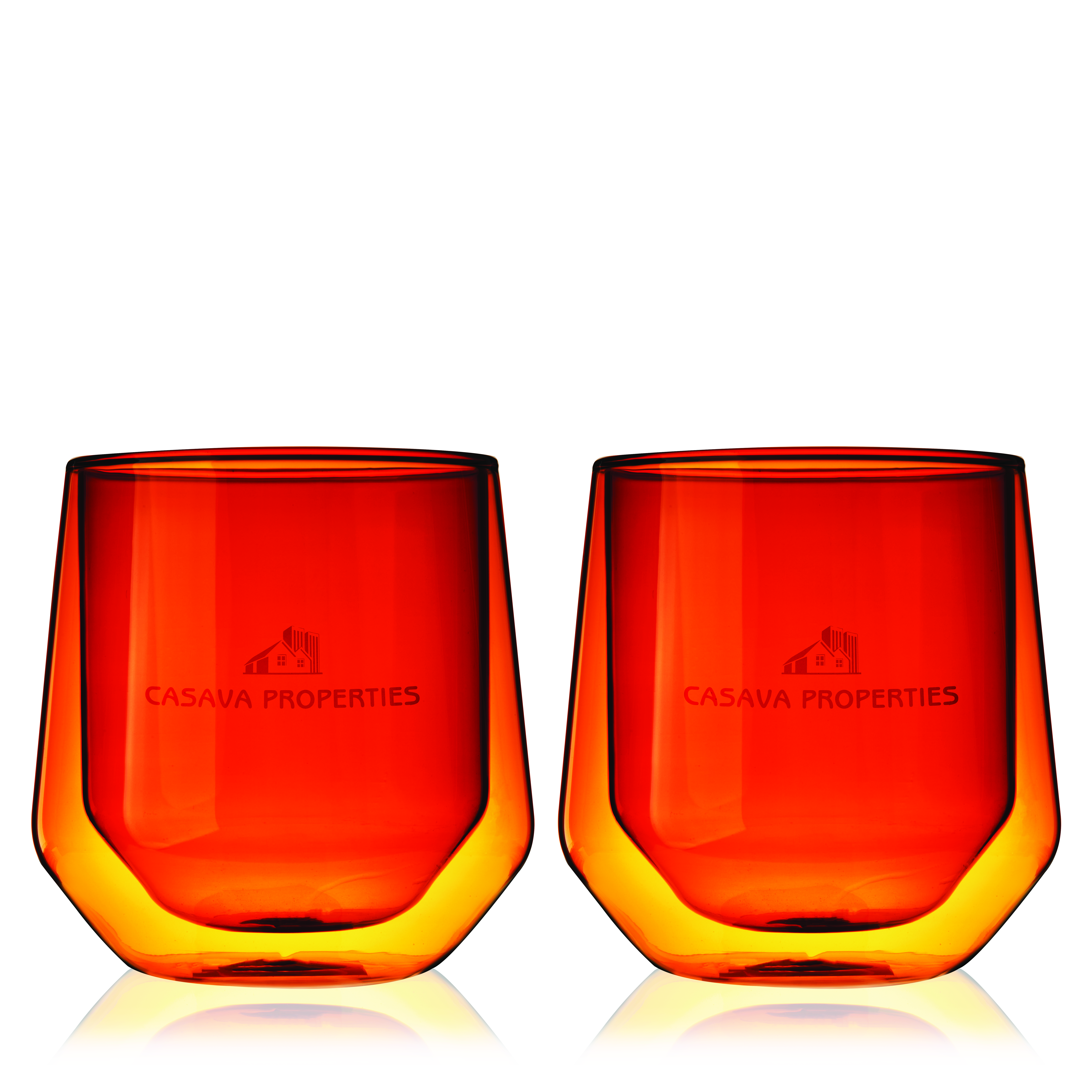 Viski® Double Walled Aurora Tumbler, set of 2 1