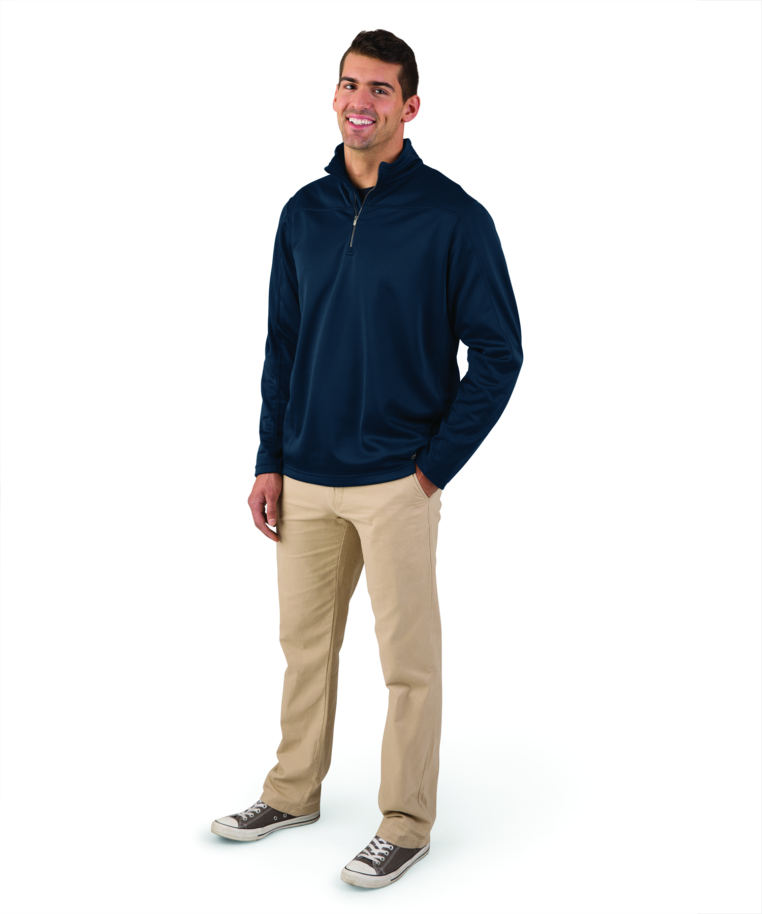 Stealth Zip Pullover, custom hoodie or sweatshirt with logo imprint 9