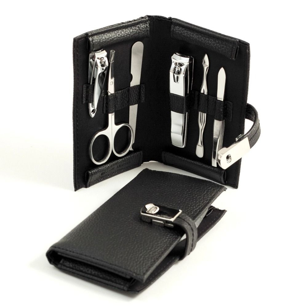 Supreme 6 Piece Genuine Leather Manicure Set 1
