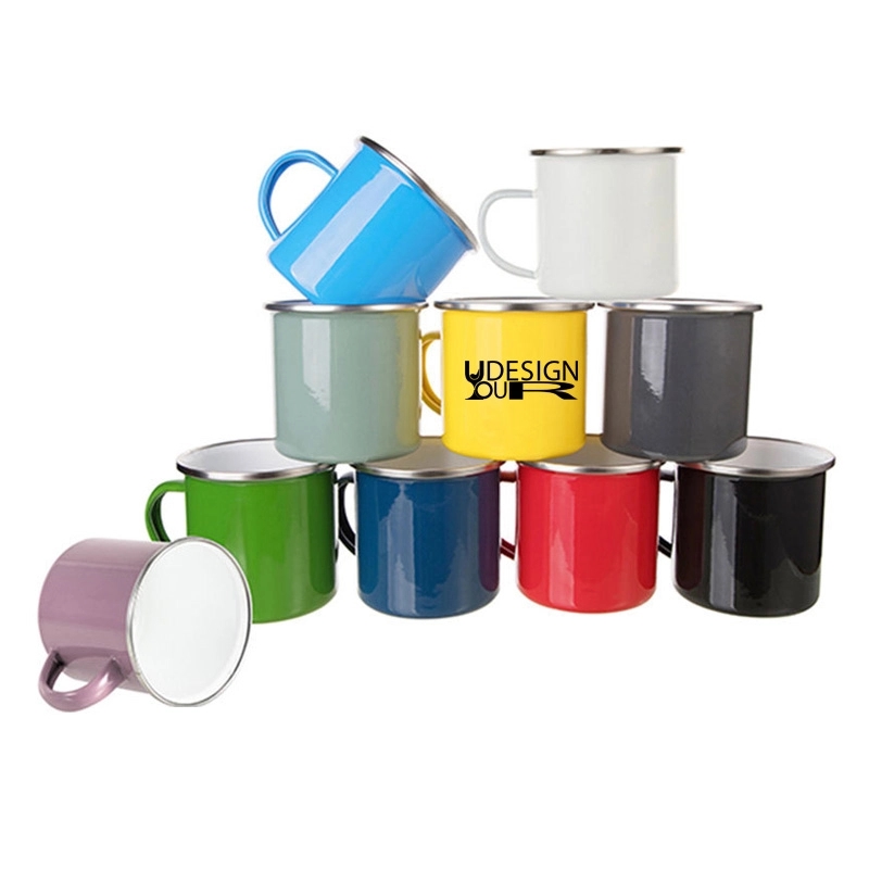 12oz Enamel Mug Coffee Cup MOQ50 1