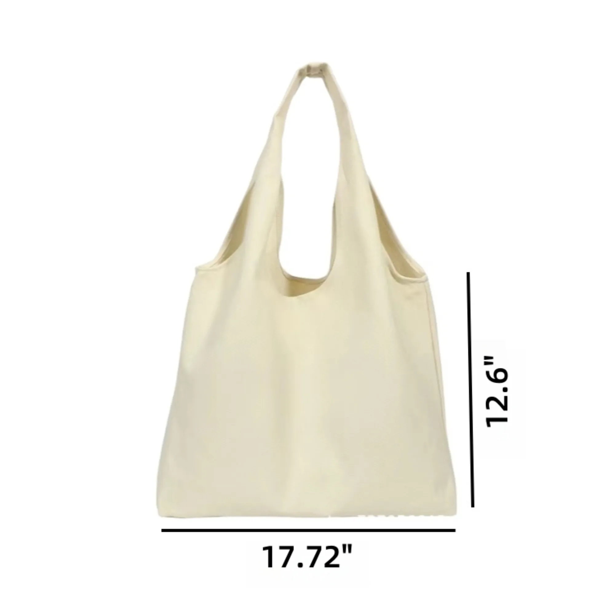 Large Canvas Tote Bag Eco, custom tote bag with logo imprint 5