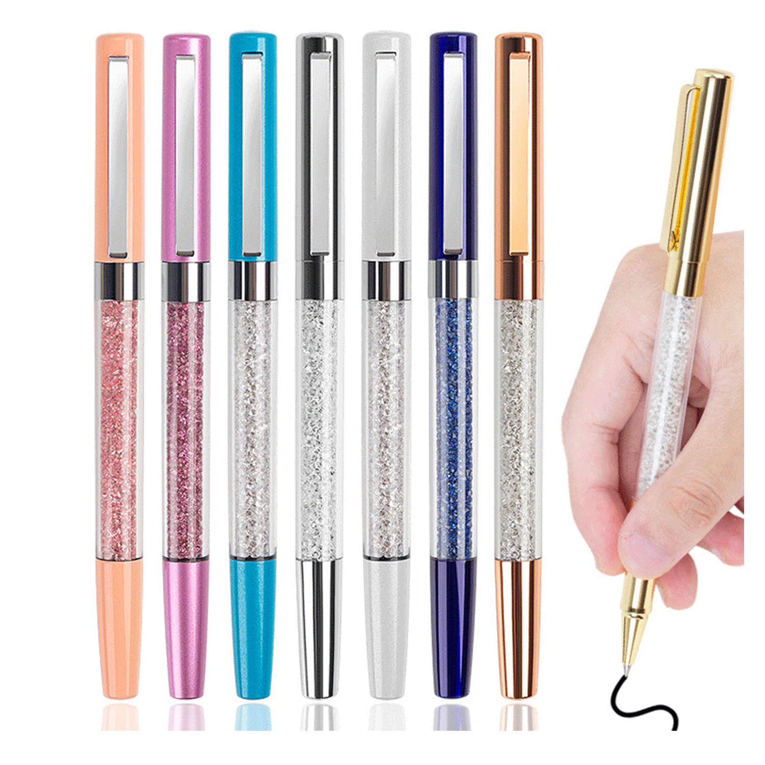 Metal Ballpoint Pen with Clip 2