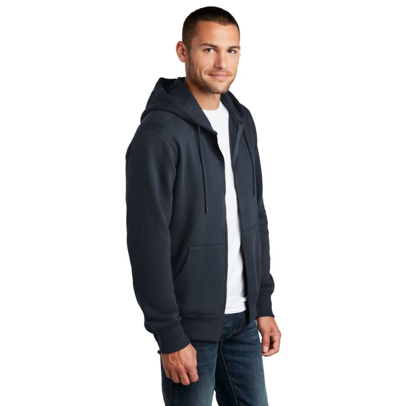 District Perfect Weight Fleece Full-Zip Hoodie 35