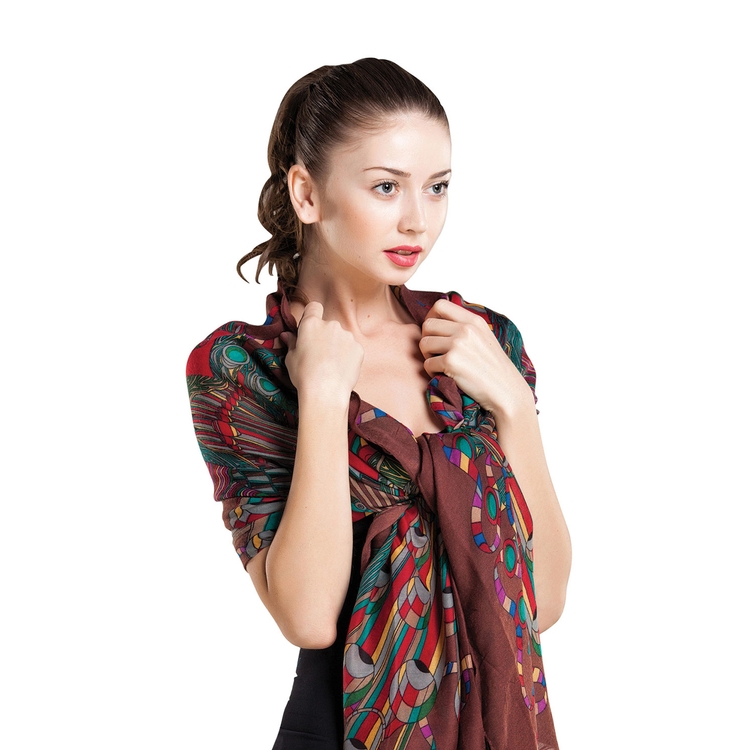 Custom Jacquard Knitted Scarf - Fast Production