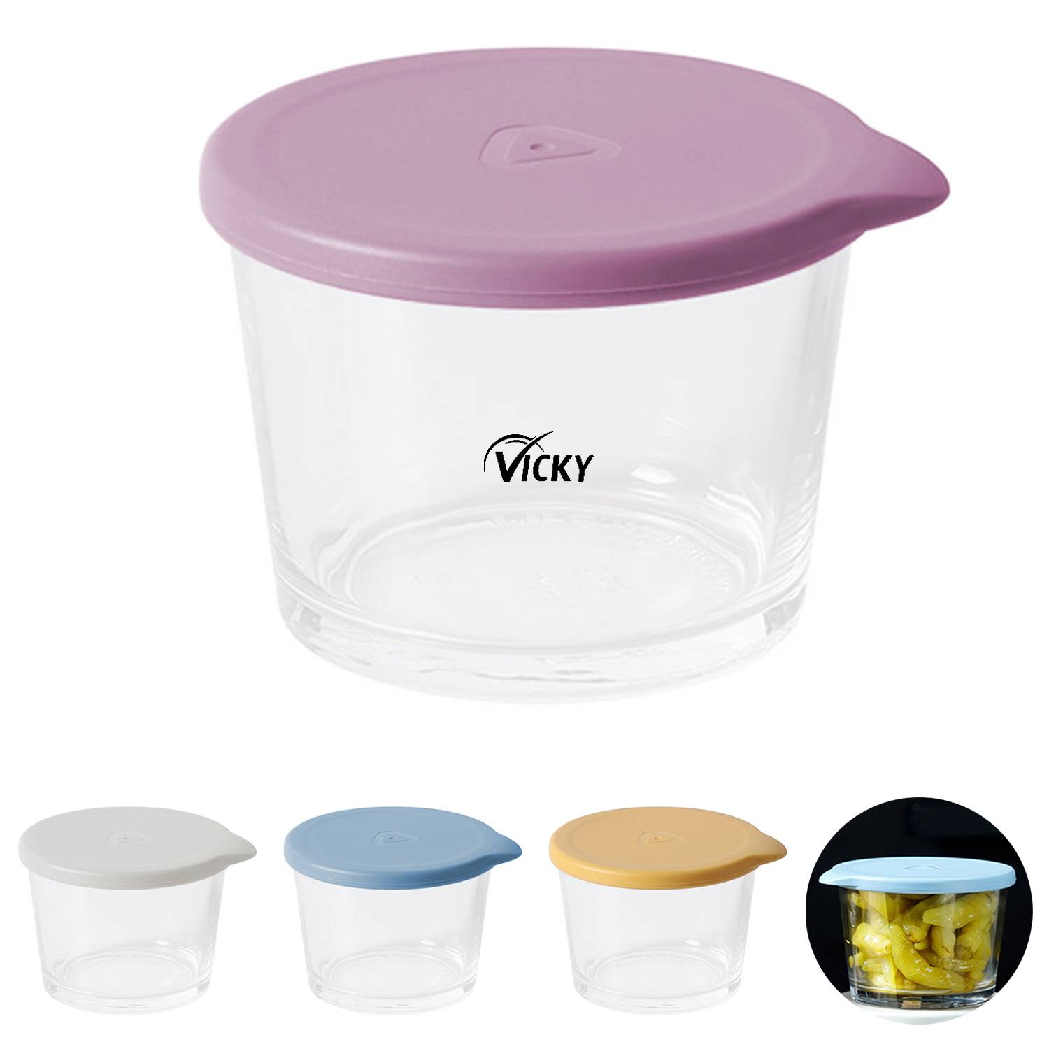 Portable Sealed Glass Food Storage Container 2