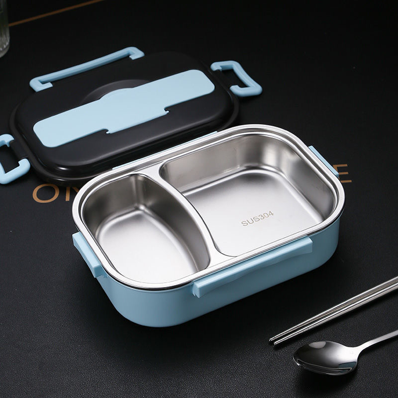Stainless Steel Lunch Box with Cutlery 1
