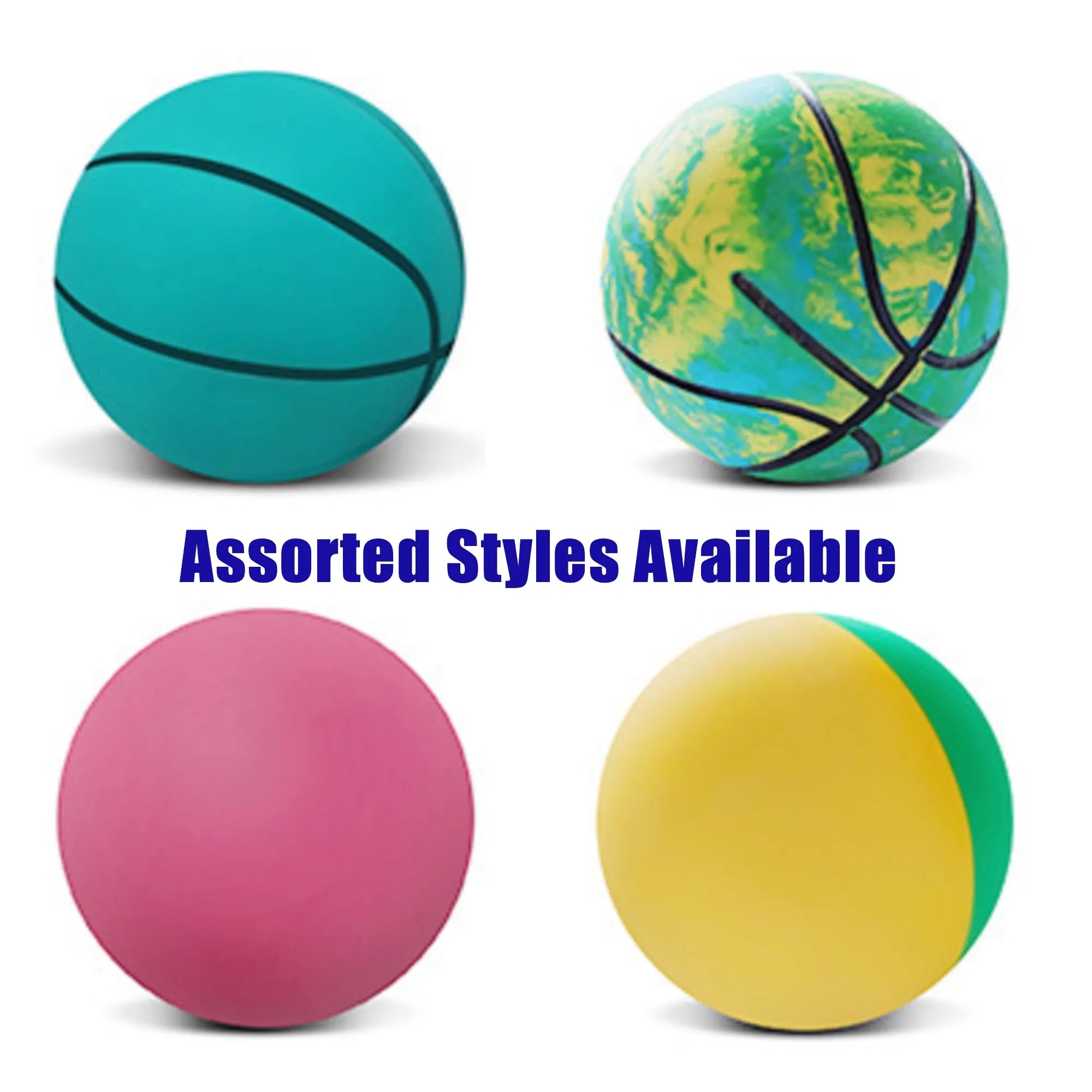 Rubber Bouncy Ball Mini Basketball Dog Toy 3