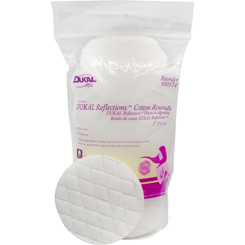 3" Cotton Rounds - White 50 Count 1