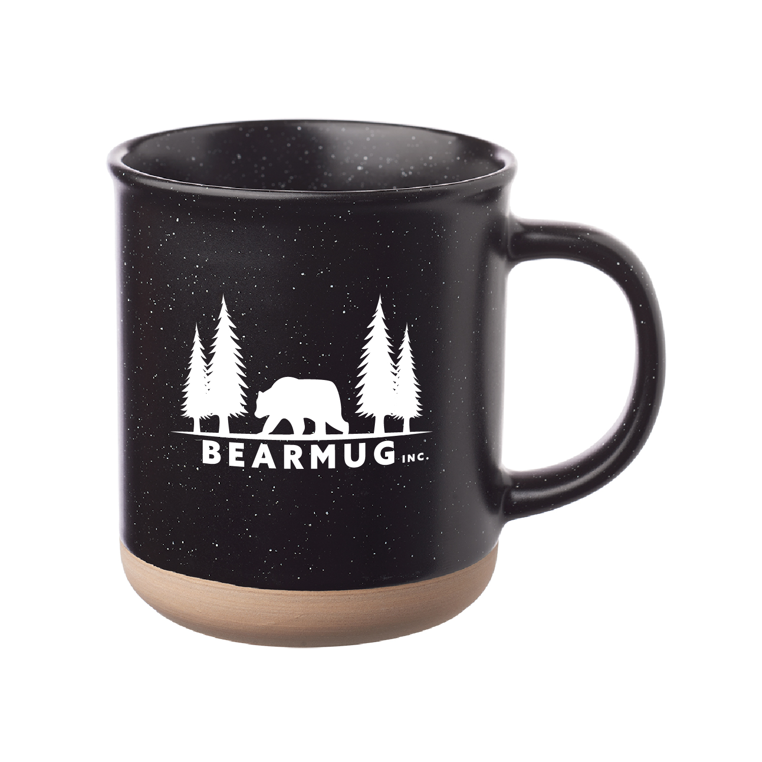 13.5 oz. Speckled Clay Coffee Mug (Full Color Imprint) 2