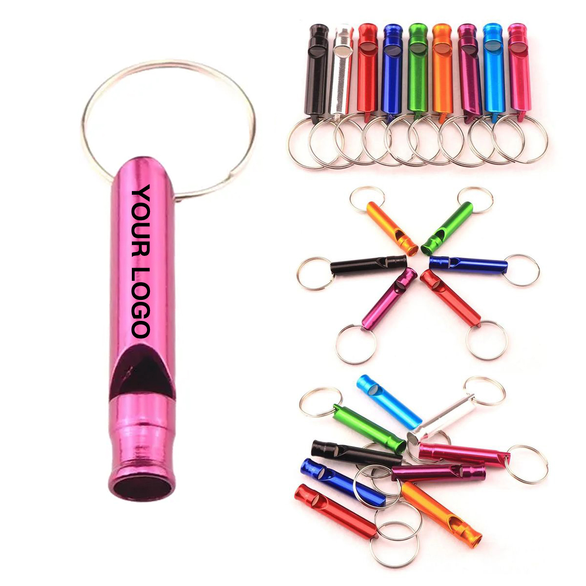 Compact Emergency Whistle Key Chain for Hiking 9
