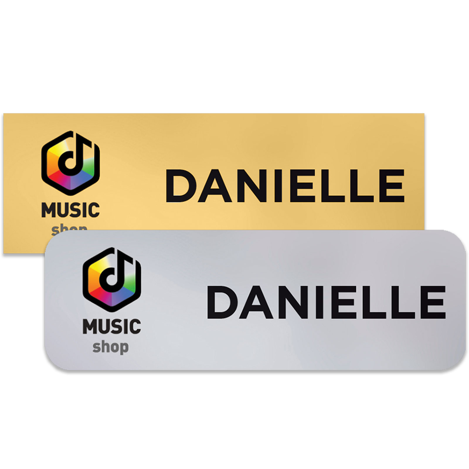 Charleston Plastic Express Name Badge (Standard Size 1" x 3")
