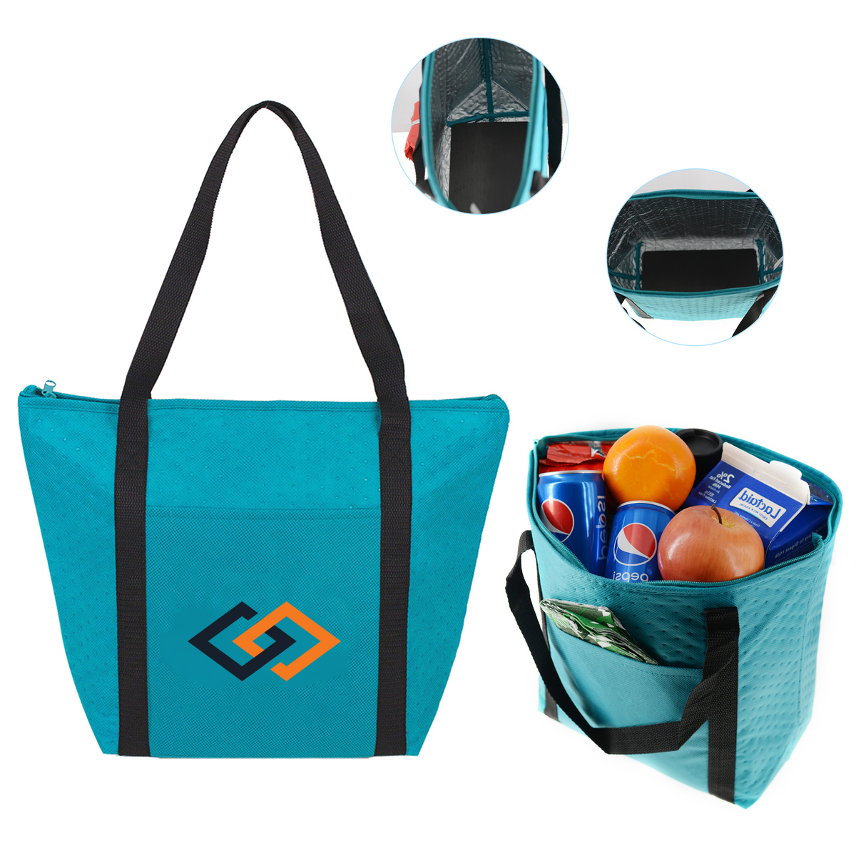 DailyMate SnackShell Zipper Cooler Tote 10