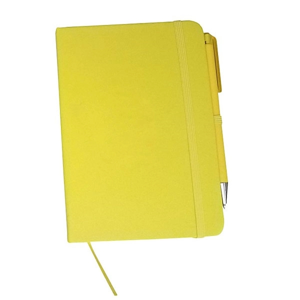 5" x 7" Soft Bound Notebook with Pen 8