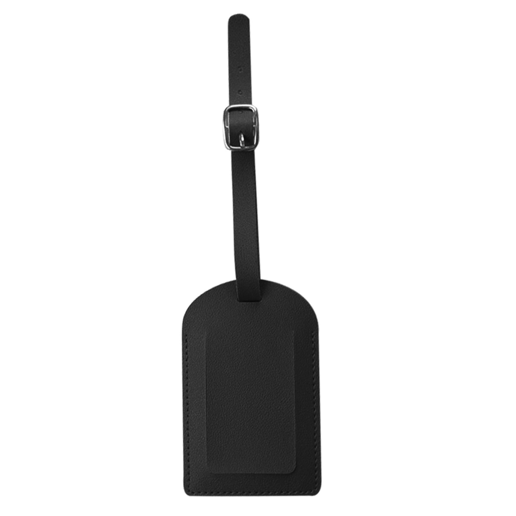 Portable PU Leather Luggage Tag Adjustable Lanyard 3