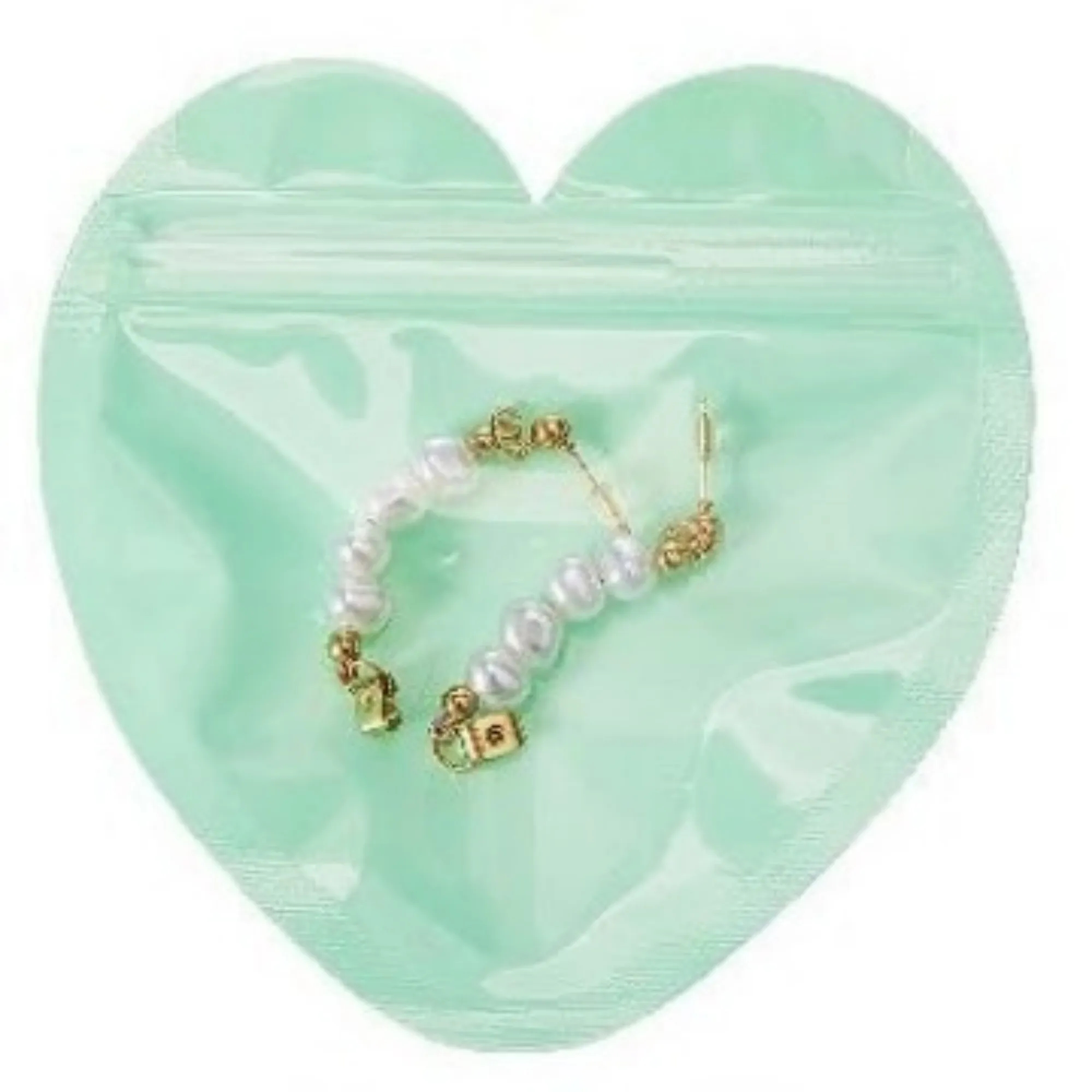 Heart Shape Jewelry Gift Packaging Bags 6