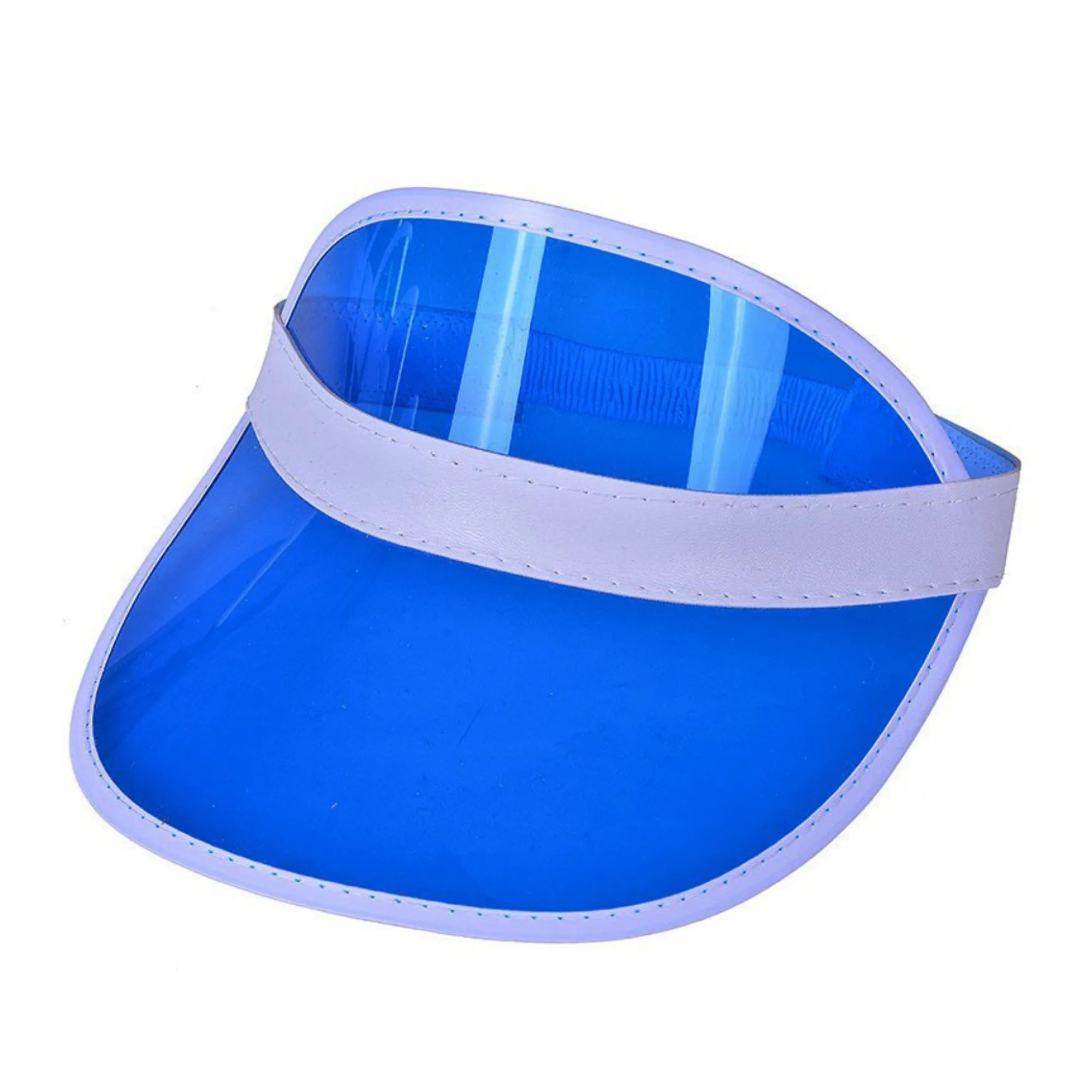 Unisex Sun Visors Plastic Clear Cap 13