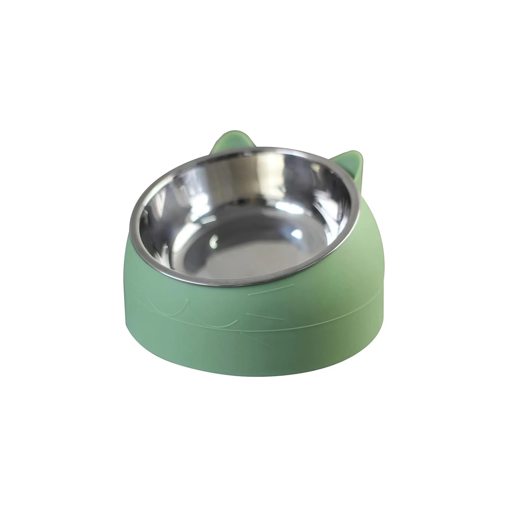 7oz Non-Slip Stainless Steel Small Pet Food Bowl 3