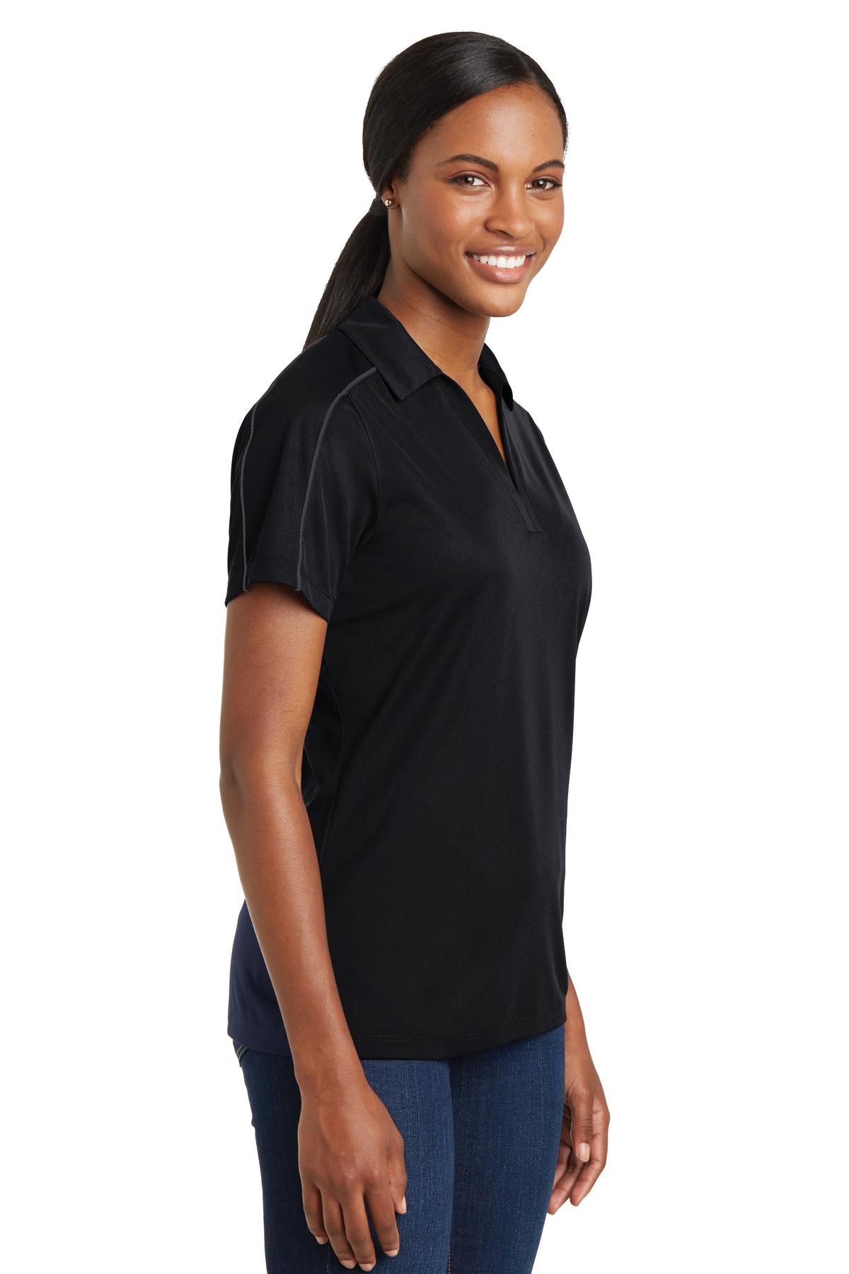 Women's Micropique Sport-Wick Piped Polo