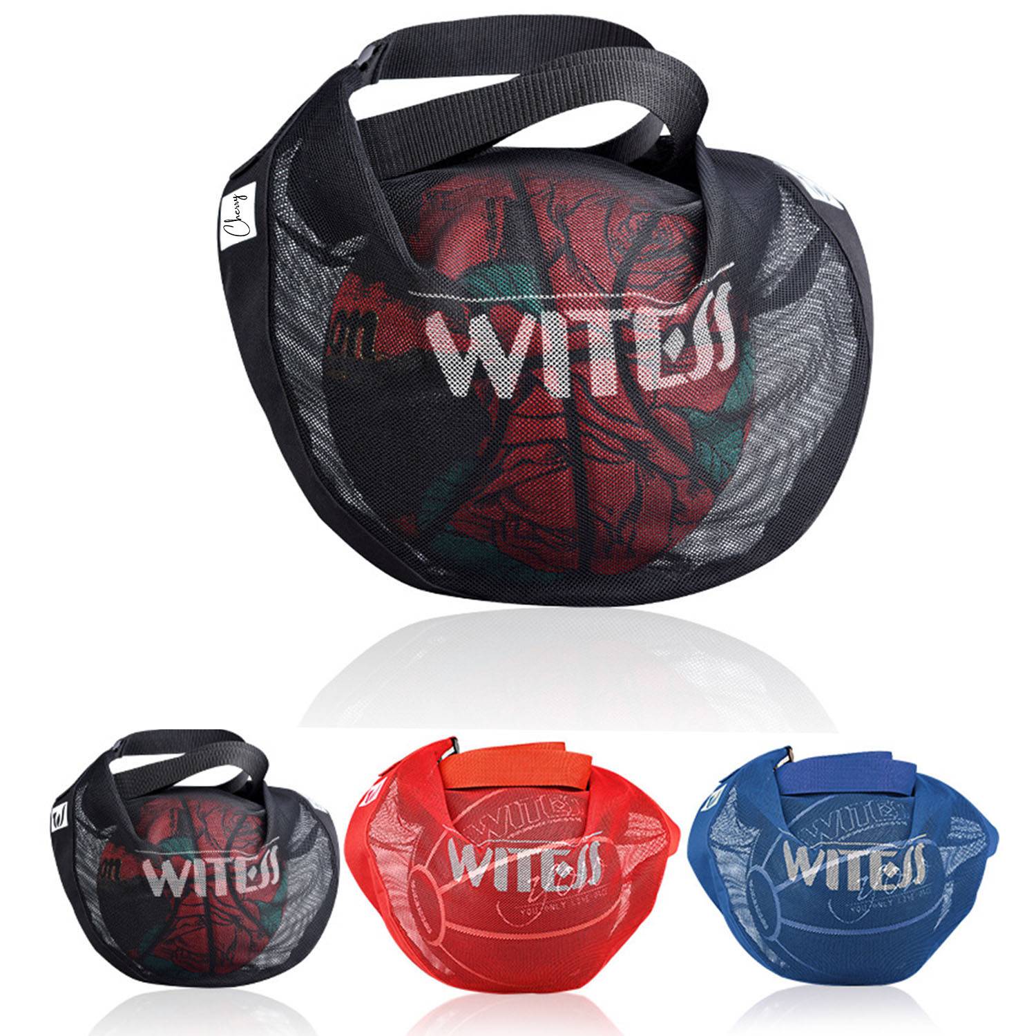 One-shoulder Crossbody Sports Mesh Basketball Bag 10