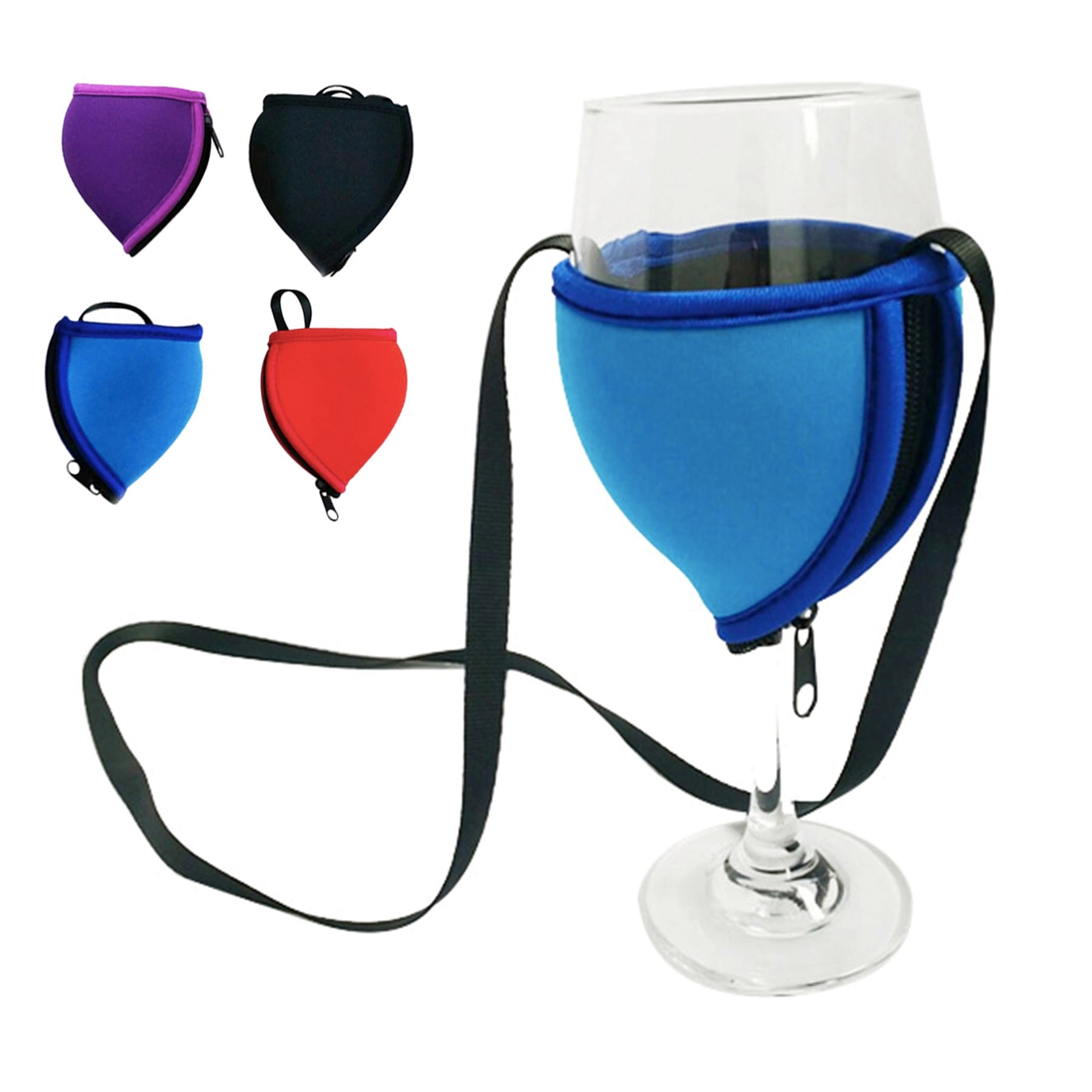 Zipper Wine Glass Sleeve 2