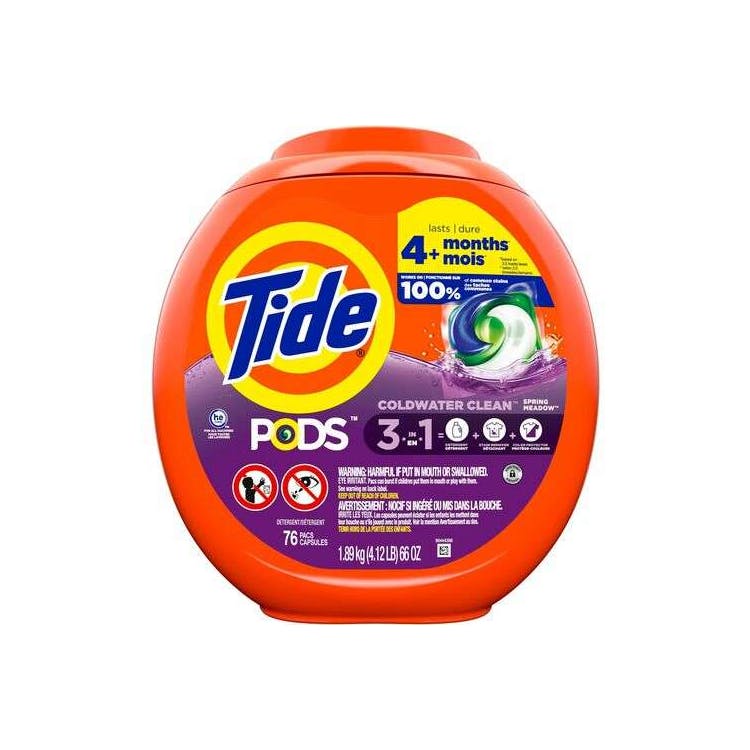 Tide Pods Laundry Detergent - 4 Pack Spring Meadow 1