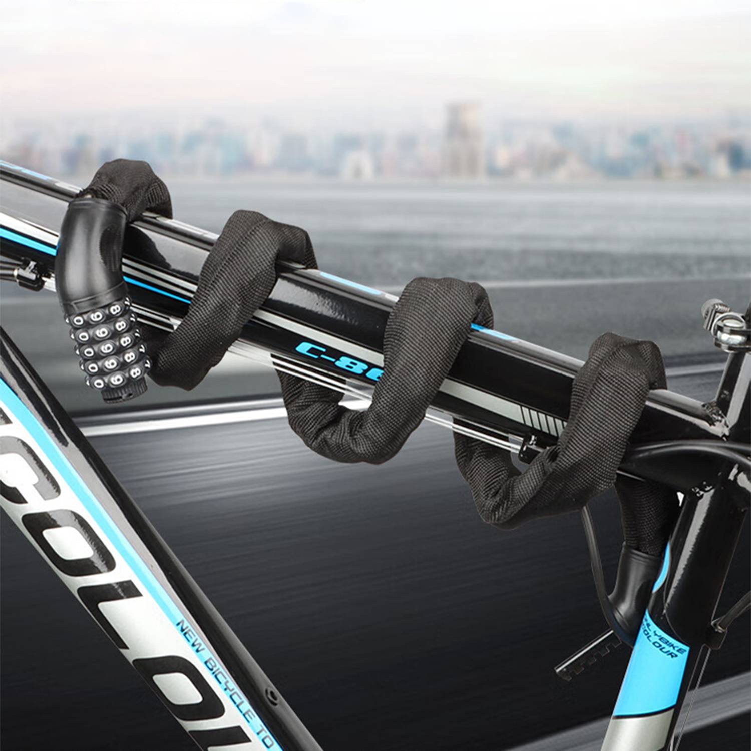 5-Digit Combination Heavy-Duty Bike Lock 8