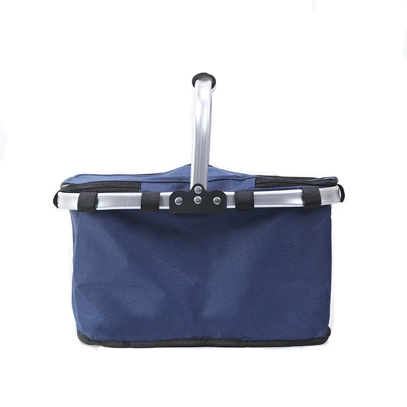 30L Insulated Portable Collapsible Picnic Basket W/ Handle 6