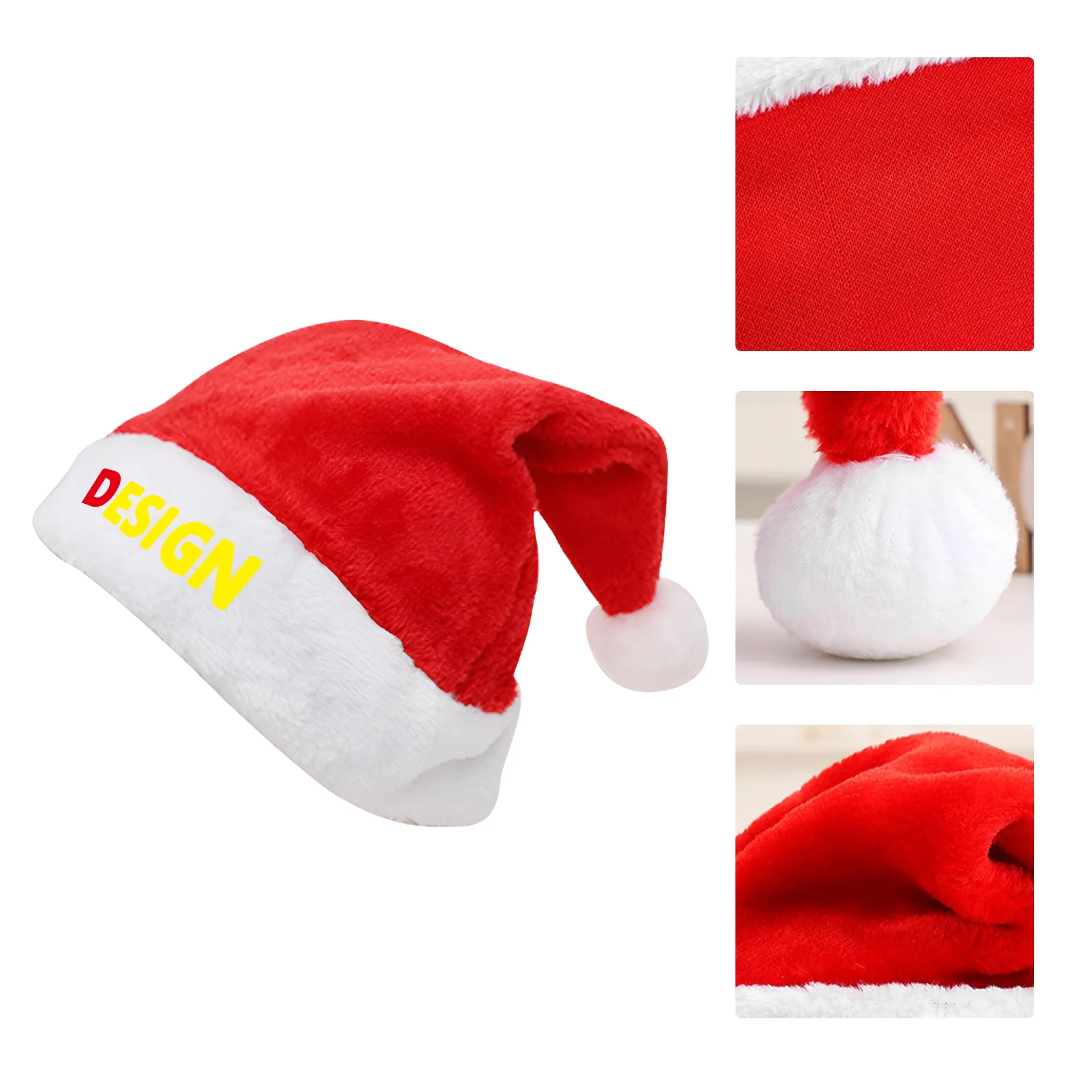 Deluxe Christmas Plush Hat 3