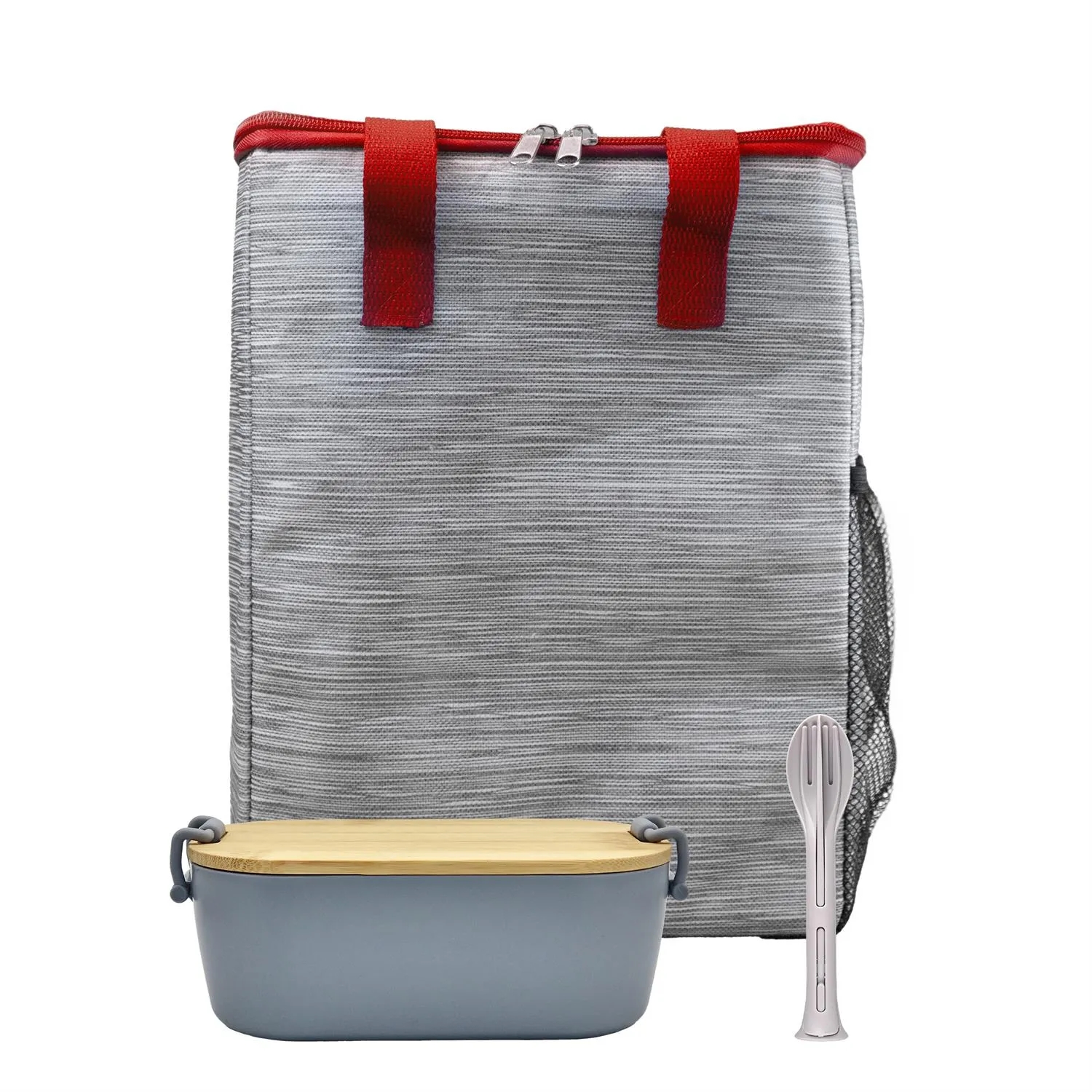 Bamboo & Utensil Lunch Tote 10