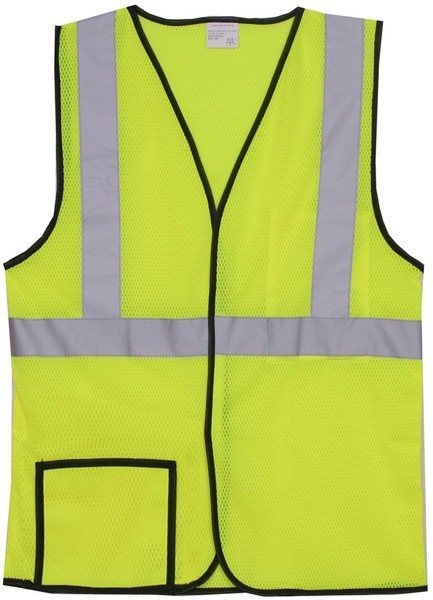 Polyester Yellow Mesh Safety Vest SV132