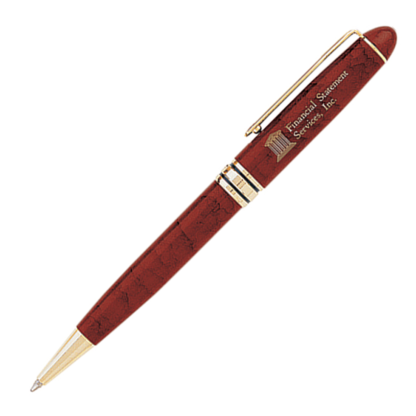 Danish-II Luxury Ballpoint Pen with Gold Accents 1