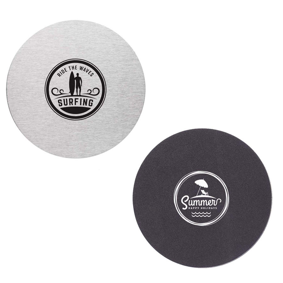 Round Stainless Steel Coasters 4