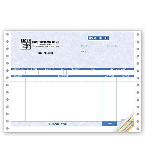 Invoices, Continuous, Parchment 2