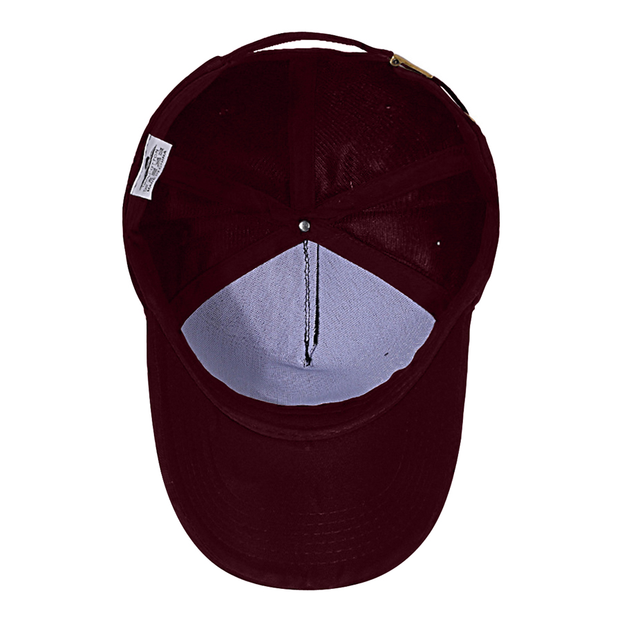Stock Solid Color Cotton 5-Panel Baseball Cap 42