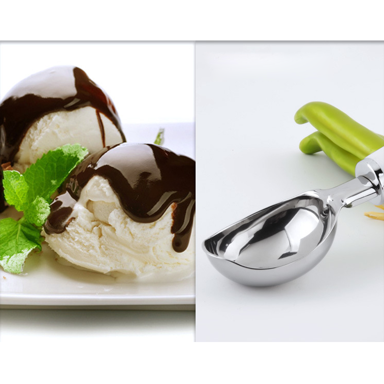 Stainless Steel Ice Cream Scoop 3