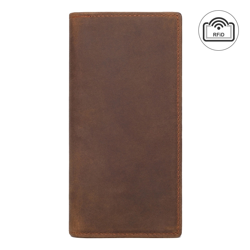 Custom RFID Anti-Theft Function Genuine Leather Wallet 6