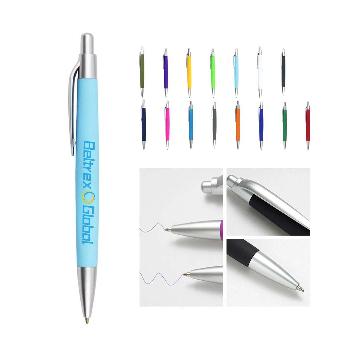 Plastic Writing Pen with Vibrant Ink Flow 26