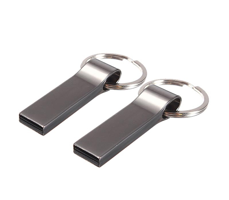 Metal Stick USB Flash Drive with Keyring 4