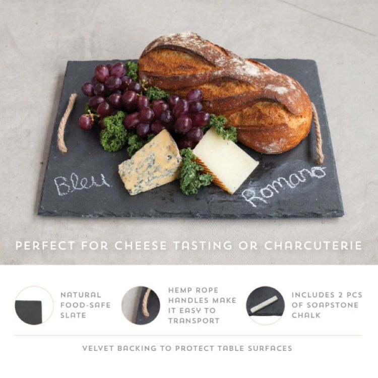Twine Living® Slate Cheese Board 6