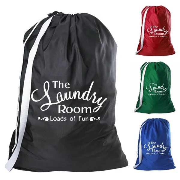 Nylon Laundry Bag with Shoulder Strap - 30" x 40" 5
