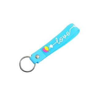 Stylish PVC Love Keychain 19