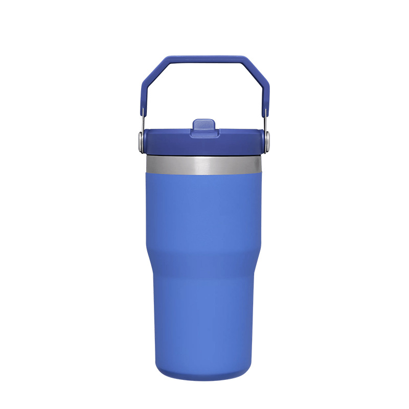 20 Oz Vacuum Flip Straw Tumbler (Silk-screen / Laser Engraved) 16