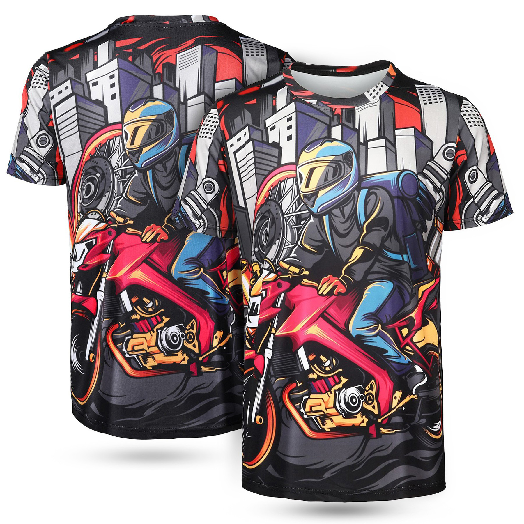 Custom Full Color Dye Sublimation Short Sleeve T-Shirt 10