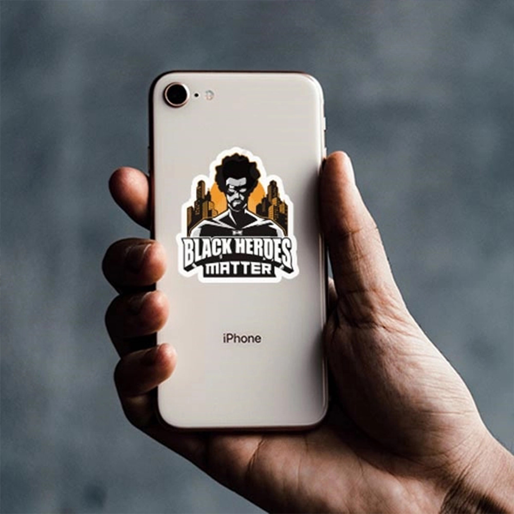 6" Custom Shape Die Cut Sticker 8